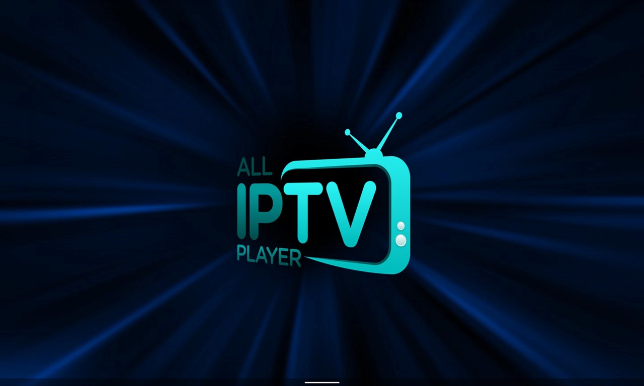 1- All IPTV Player App - Logo Screen