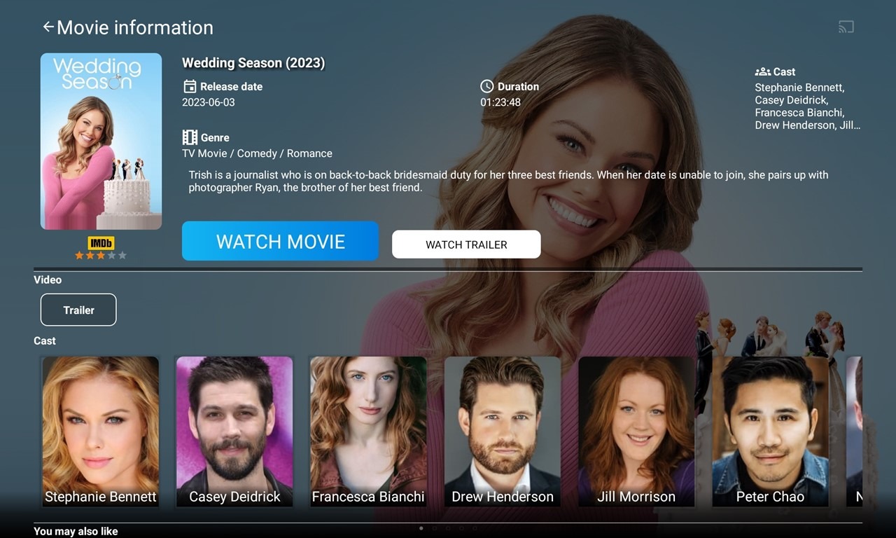 6-6- All IPTV Player App -Movies List Screen